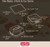 ZENKER Springform 24x24cm quadratisch Bake, Click & Go mit Produktbild-Vorschau 4
