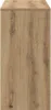 A close-up view of a wooden surface with a distinct grain pattern. Produktbild-Vorschau