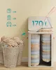 Koš na prádlo se 2 přihrádkami, sběrač prádla 170 l, třídič Náhled obrázku produktu 5