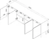 Furniture24 Sideboard Rafael Kommode 200X75X42 Cm Produktbild-Vorschau 3
