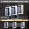 INONEFT, mobiletto da bagno con specchio e illuminazione, Anteprima dell’immagine prodotto 3