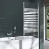A shower screen for a bathtub in a modern bathroom. Produktbild-Vorschau