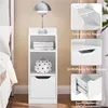 Yaheetech 2er Set Nachttisch 25 cm schmaler Beistelltisch Produktbild-Vorschau 6