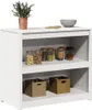 vidaXL Küchenschrank MEPPEL Weiß 106 x 55 x 92 cm Massives Produktbild-Vorschau 2
