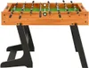 vidaXL Table de baby-foot pliante 121 x 61 x 80 cm Marron Voir les images du produit 1