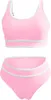ASKSA Ensemble Bikini Femme y Push Up Maillot de bain deux Voir les images du produit 2