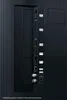 Close-up view of the rear ports of a Samsung television. Produktbild-Vorschau