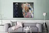 MuchoWow® - Leinwandbilder - Leben und Tod - Gustav Klimt, Produktbild-Vorschau 2