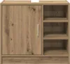 A wooden cabinet with a door and shelves. Náhled obrázku produktu