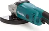 A close-up studio shot of a Makita angle grinder. Produktbild-Vorschau