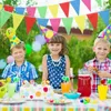 10 kusů barevných vlajkových girland, délka 50 m, na Náhled obrázku produktu 4