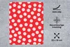 MuchoWow® Mauspad Mousepad Polka dots - Muster - Rot - Weiß Produktbild-Vorschau 2