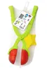 A snow toy set with a star and heart shape, packaged in a mesh bag. Produktbild-Vorschau