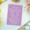 Mr. & Mrs. Panda Ansichtskarte Spruch Waage Harmonie - Produktbild-Vorschau 2