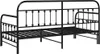 vidaXL Rama łóżka dziennego czarna 90 x 200 cm Stal Podgląd zdjęcia produktu 7