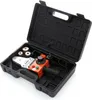 A polyfusion plastic pipe welding tool and its accessories are neatly arranged inside a black carrying case. Anteprima dell’immagine prodotto