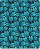 MuchoWow® Mauspad Mousepad Dschungel - Blau - Blatt - Produktbild-Vorschau 1