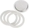 Bialetti, Metall, Weiß, 5 x 5 x 1 cm, 3 12 Tassen Rot Produktbild-Vorschau 3
