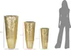 FURNLUX Vase Goldig Gold 51cm (3 Stk.) / Hauptfarbe: Gold / Produktbild-Vorschau 7