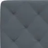 vidaXL Coussin de tête de lit gris foncé 120 cm velours Voir les images du produit 9