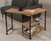 A side table with books and a cup of coffee next to a sofa. Voir les images du produit
