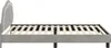 vidaXL Kinderbettgestell mit Kopfteil Hellgrau 90 x 200 cm Produktbild-Vorschau 6