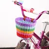 Duhová barva 21*16*16 cm malý košík na kolo přední košík na Náhled obrázku produktu 3