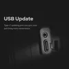 Close-up of a USB-C port and a headphone jack on a dark background, with text overlay. Produktbild-Vorschau