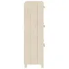 vidaXL Schuhschrank HAMAR Honigbraun 59,5x35x117 cm Produktbild-Vorschau 6