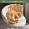 Barhocker 2er Set mit Samtsitz (Beigeweiß) | Barhocker Produktbild-Vorschau 7