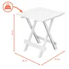 Kunststoff Klapptisch ADIGE 45 x 43 cm - weiß - Garten Produktbild-Vorschau 2