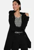 SOLO cappotto donna manica lunga cappuccio zip stampa Anteprima dell’immagine prodotto 15