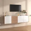 MODFU TV skříňka TV stolek se 3 dvířky a 3 zásuvkami, TV Náhled obrázku produktu 5