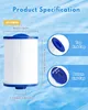 SPA Filter Ersatz 4.65㎡ (2 Packung) Whirlpool Filter 4.65㎡ Produktbild-Vorschau 3