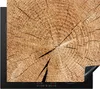 KitchenYeah© Herdabdeckplatte Baumstamm - Baumringe - Holz Produktbild-Vorschau 1