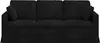 vidaXL Sofa Schwarz 198 x 78 x 80 cm Samt Produktbild-Vorschau 4