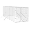 [Home] Outdoor-Hundezwinger Silbern 2x6x2 m Verzinkter Produktbild-Vorschau 3