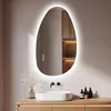 S'AFIELINA 85×50 cm Lustro asymetryczne LED - Lustro Podgląd zdjęcia produktu 15