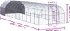 vidaXL Poulailler d'extérieur 3x12x2 m Acier galvanisé Voir les images du produit 7