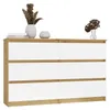 Komoda Malwa M6 120 DĄB ARTISAN BIAŁY Produktbild-Vorschau 5