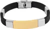 Akzent Das Schmuckarmband aus Kautschuk und Edelstahl in Produktbild-Vorschau 1