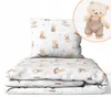 Kinderbettwäsche 90x120 Baumwolle Baby Bettwäsche Set Produktbild-Vorschau 1