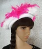 N7-55-56 weiß mit Silberborte und pink-weißer Boa Produktbild-Vorschau 3
