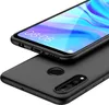 A black silicone phone case is shown with a smartphone placed on top of it, displaying the time on its screen. Náhled obrázku produktu