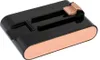 A black and copper colored battery pack for a vacuum cleaner, shown from a diagonal angle against a white background. Produktbild-Vorschau
