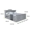 ALTDECOR Boxspringbett mit Fußteil, 2 Matratzen und Topper Produktbild-Vorschau 6