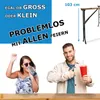 BITUXX Biergartengarnitur Bierzelttisch Stehtisch Kreuzform Produktbild-Vorschau 7