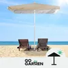 Duży parasol ogrodowy plażowy kwadrat łamany 160 x 160 cm Podgląd zdjęcia produktu 5