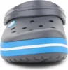 A close-up front view of a Crocs shoe. Produktbild-Vorschau