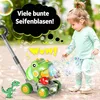 Seifenblasenmaschine Dinosaurier 2in1 Lauflernwagen, LED Produktbild-Vorschau 6